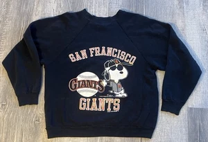 Sudadera Snoopy Vintage Gigantes de San Francisco Peanuts 1988 Grande ARTEX - Imagen 1 de 8