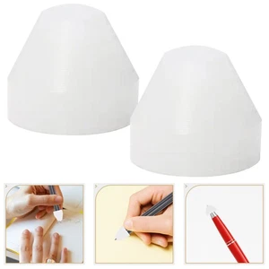 20 Pcs Wear-resistant PE Gasket Pen Bushings White Turning Non-stick - Picture 1 of 12