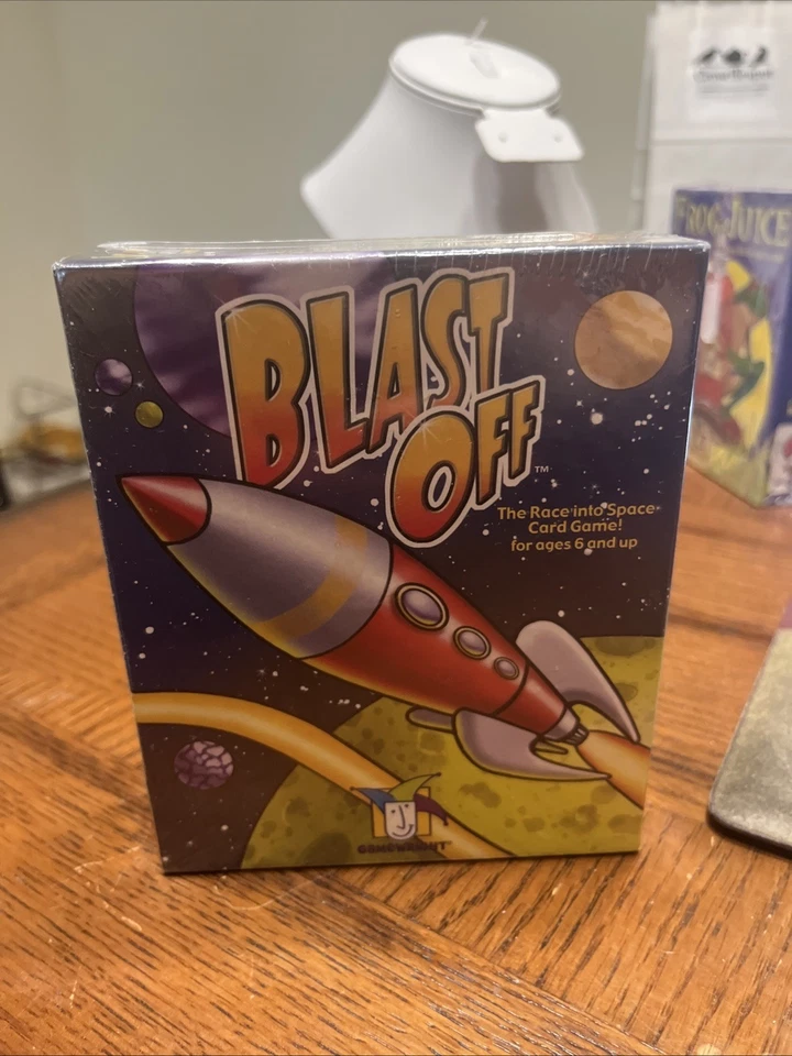 СОВЕРШЕННО новая винтажная карточная игра Blast Off The Race Into Space! Gamewright, 2002 Fun США - Изображение 1 из 4