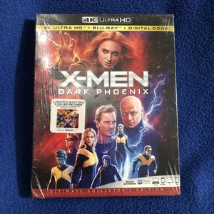NEW MARVEL X-MEN: DARK PHOENIX 4K ULTRA HD BLU RAY 2 DISC WALMART EXCLUSIVE - Picture 1 of 4