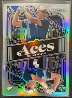 PANINI LIV GOLF PHIL MICKELSON #2 2024 AZUL PRIZM ASES SP 94/99 HYFLYERS GC Foto 1 de 4