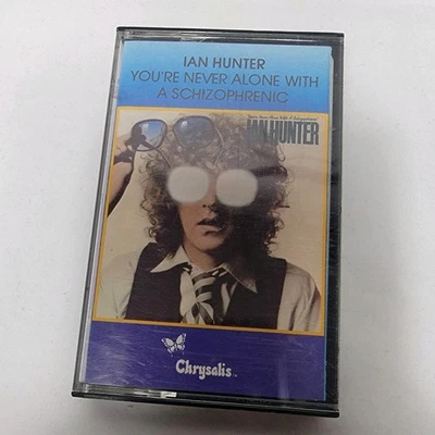 Ian Hunter You're Never Alone with Schizophrenia Cassette Tape- Chrysalis - Image 1 of 4