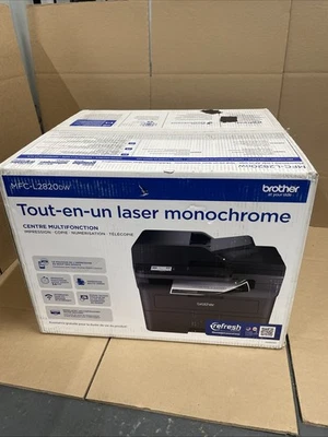 Brother MFC-L2820DW Monochrome Laser All In One Multifunction Printer In Black - Image 1 of 3