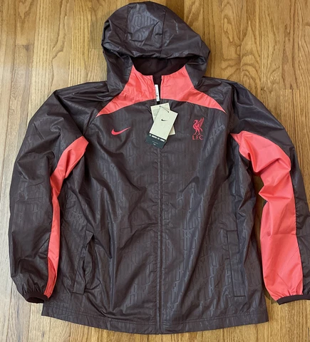 Men's Liverpool LFC Nike AWF Raglan Full-Zip Hoodie Jacket NWT XL Cover