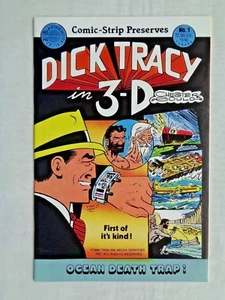 Dick Tracy en 3D No. 1 de julio de 1986 Blackthorne Series No. 8 Primera impresión casi nuevo (9,4) - Imagen 1 de 9