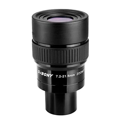 Svbony SV191 Oculare per Telescopio Zoom 7,2-21,6mm, Parafocale Oculari (y5d) - Immagine 1 di 1