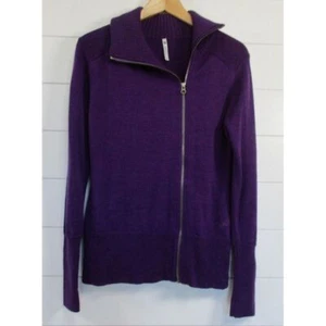 Kuhl Women's Merino Wool Blend Asymmetrical Full Zip Cardigan Sweater size S - Picture 1 of 14