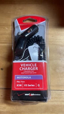 New Motorola Vehicle Charger Fits V3 Series V325 Verizon Wireless Motorola Q * - image 1 of 2
