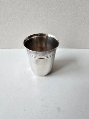 Ancienne Timbale en métal argenté, Christofle - Photo 1/4