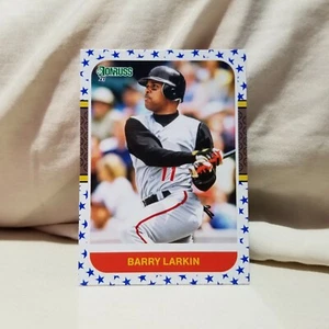 Barry Larkin 2021 Donruss Independence Day Retro 87 Card #215 Cincinnati Reds - Picture 1 of 2