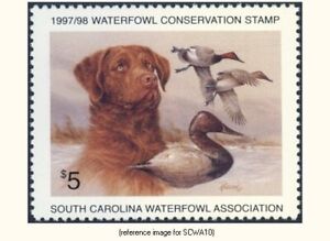 D2K South Carolina Waterfowl Assn. Stamp 1997 $5