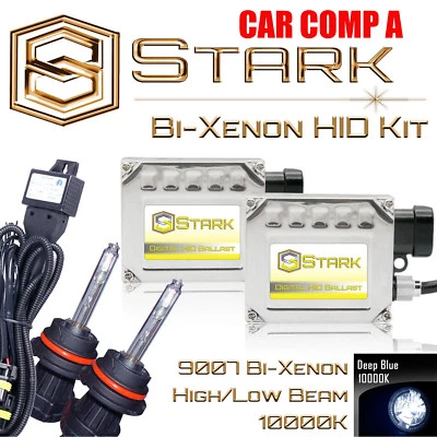 Stark 35W Bi-Xenon HID HiLo Headlight Mini Kit - 9007 HB5 - 10K Iceberg Blue (B) - Image 1 of 3