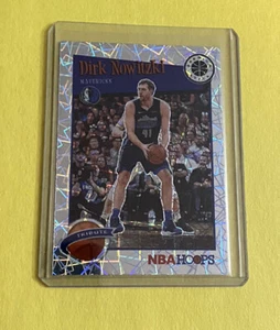 2019-20 NBA Hoops Premium Stock Dirk Nowitzki Tribute Lazer Prizm - Picture 1 of 3