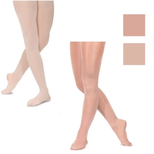 Tights Footed Dance Gymnastics Ballet Toast Footed Girls RV Shim Size 5-Small - Picture 1 of 3