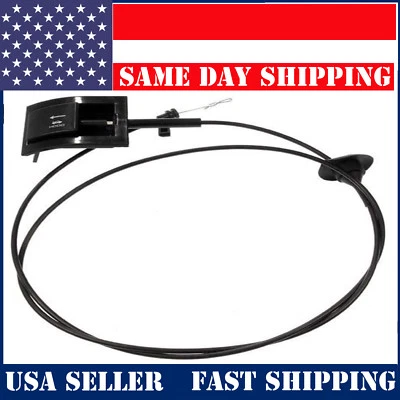 Nuevo cable de liberación de pestillo de capó con mango para camionetas Ford serie F 1992-97 y Bronco Foto 1 de 2