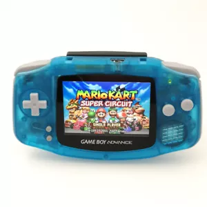 Consola Game Boy Advance GBA con retroiluminación iPS consola LCD - azul claro - Imagen 1 de 5