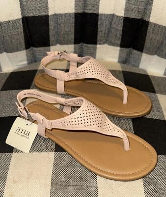 Sandalias Ana Swiss Rubor Pedal Rosa Talla 8 Precio de venta sugerido por el fabricante $50 Ropa de Pascua Foto 1 de 4