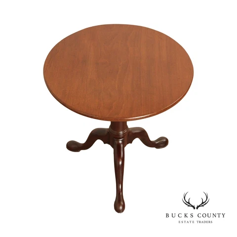Georgian Style Antique Mahogany Tilt Top Tea Table Cover
