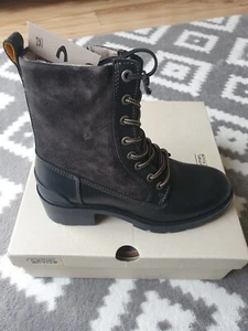 Camel Active Leaf Fashion Boots UK Size 5 EU 38 Suede Leather Classy! - Picture 1 of 8
