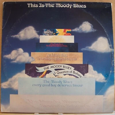 THIS IS THE MOODY BLUES - Vinyl LP - Threshold - 1974 -VG FREE POSTAGE (2314) - image 1 of 4