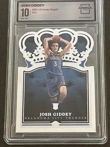 2021-22 Panini Crown Royale Josh Giddey #11 Arena gema como nueva 10 - Imagen 1 de 3