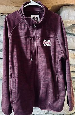 Mississippi State Bulldogs Full Zip Jacket, XL, 58 Sports, Excellent  - Image 1 of 4
