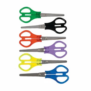 Plastic & Metal School Scissors, Basic Supplies, 12 Pieces - Picture 1 of 2