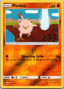 Pokemon Crimson Invasion Mankey Reverse Holo 50/111 - Picture 1 of 1