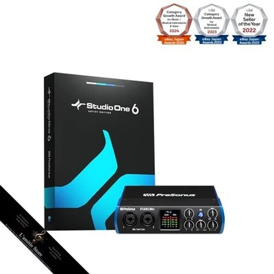 PreSonus Studio 24c interfaccia audio/MIDI 24Bit 192kHz 2 ingressi/uscite USB-C - Immagine 1 di 4