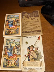 VTG 1942 BOY SCOUTS OF AMERICA ID CARD & BOOKLET RARE - Picture 1 of 2