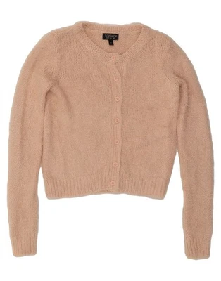 TOPSHOP Womens Crop Cardigan Sweater UK 6 XS Pink DW14 - Image 1 of 3