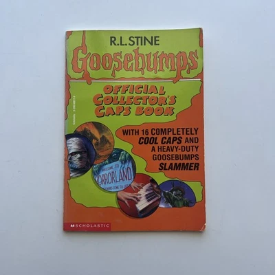 Goosebumps Official Collector’s Caps Trivia Book by R.L. Stine 1995 - Image 1 of 4