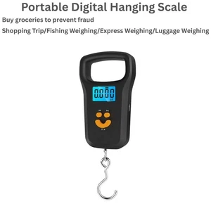 Pesatrice portatile digitale da viaggio 50 kg pesatrice portatile bilancia pesce strumento di misurazione - Foto 1 di 11