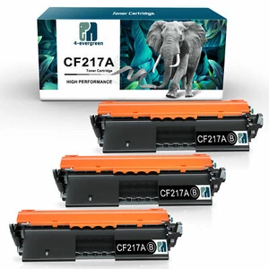 3 PK Compatible CF217A 17A Toner w/Chip For HP LaserJet M102a M130fn M130fw M130 - Picture 1 of 7
