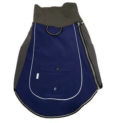 NWT TOP PAW Dog Apparel REFLECTIVE Outerwear BONDED FLEECE TURTLENECK BLUE sz L - Image 1 of 4