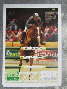SIGNED PHOTO OF TIM STOCKDALE - OLYMPIC EQUESTRIAN - Picture 1 of 2