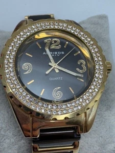 Ladies Akribos XXIV AK514YG Two Tone Ceramic Quartz Watch Parts/Repair - Picture 1 of 16