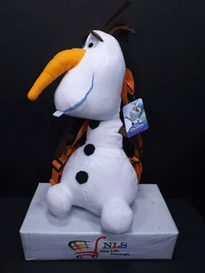 Disney Frozen Olaf 16” Plush Backpack Coin Pouch Bioworld NEW - Picture 1 of 8