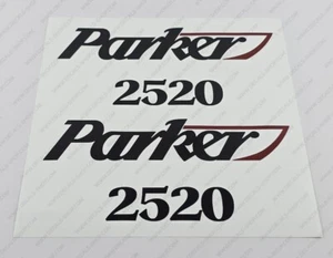 PARKER BOAT 2520 LOGO DECALS STICKERS Set of 2 9" LONG - Picture 1 of 5