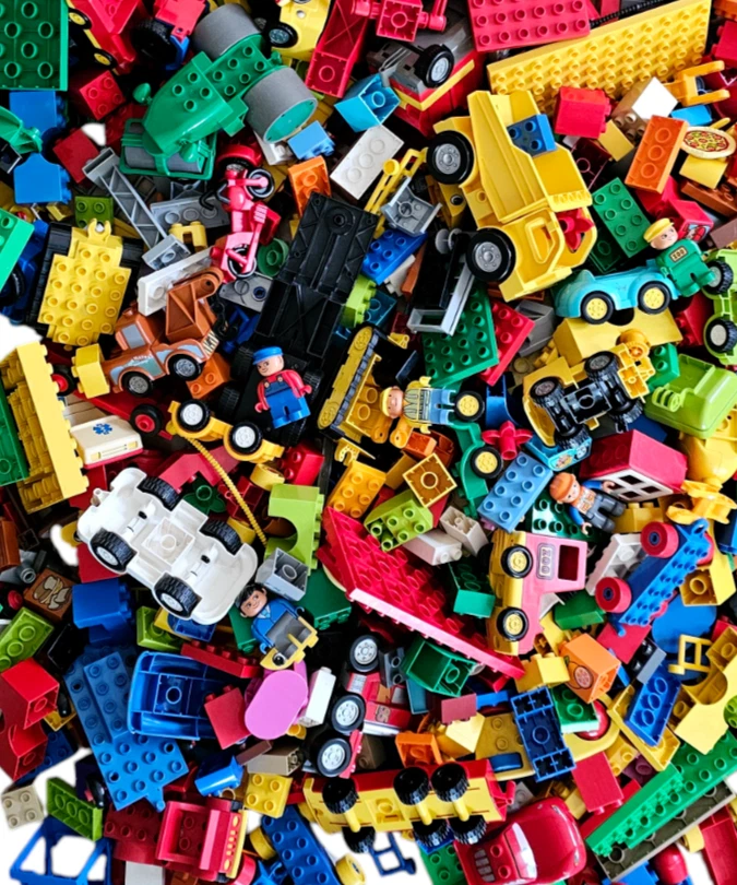 1 kg Lego Duplo Sonder Steine:  Bausteine Platten Fahrzeuge Starter Set Konvolut - Bild 1 von 1