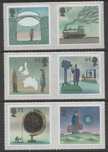 Great Britain 2007 World of Invention set of 6 in Se-tenant Pairs MUH - Picture 1 of 1