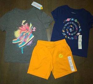 NEW GIRLS CAT & JACK LOT OUTFIT SIZE XS 4-5 - Picture 1 of 1