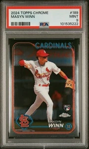 2024 Topps Chrome #189 MASYN WINN (RC) Rookie Card - PSA 9 - Picture 1 of 2
