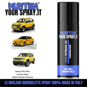Spray Fiat Alfa Lancia Jeep 258/A Ginestra Giallo 400ml !! LUCIDO !! - Imagen 1 de 2