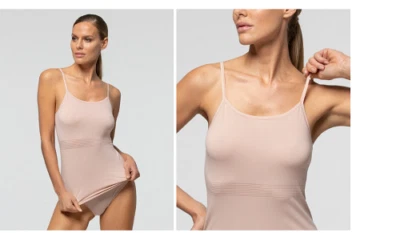 POMPEA 3 canotta donna spalla stretta in microfibra seamless art. 89642896