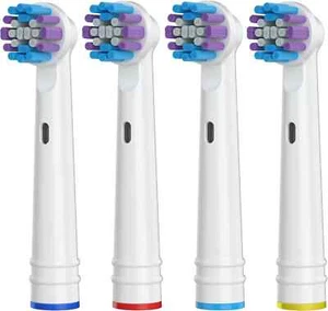 Ersatz-Zahnbürstenköpfe für Oral-B, 4er Pack Ersatzköpfe kompatibel mit - Bild 1 von 5