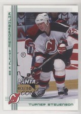 2000 ITG Be A Player Memorabilia Emerald All-Star Fantasy /10 Turner Stevenson