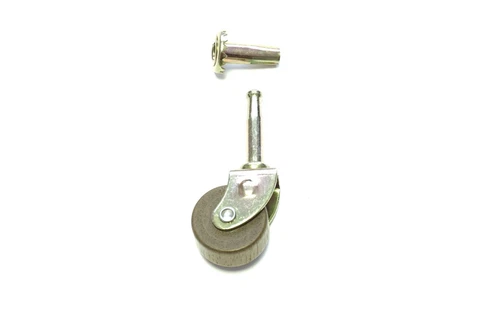 Casters Furniture Casters Wood Caster Antique Style Casters 1 1/4" Dia. Each Cover