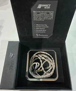 Effect Audio Cleopatra 2Pin to 4.4mm Balanced Cable Pure Silver IEM Upgrade - Picture 1 of 8