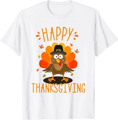 Thanksgiving Happy Turkey Day Funny Thanksgiving Day Tee Unisex T-Shirt, S-3XL - Image 1 of 4